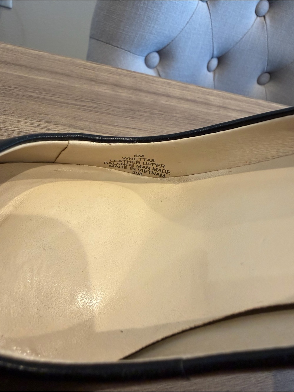 Nine West Black Pointed-Toe Leather Pumps - Picture 2 of 4